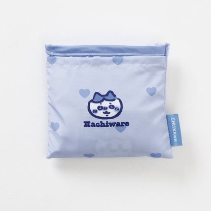 Chiikawa Eco Bag Heart Chocolate Hachiware Blue