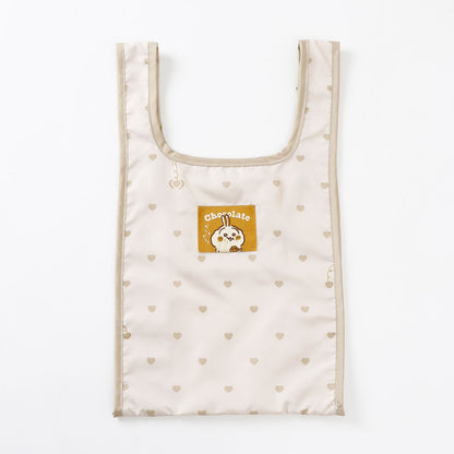 Chiikawa Eco Bag Heart Chocolate Usagi Yellow