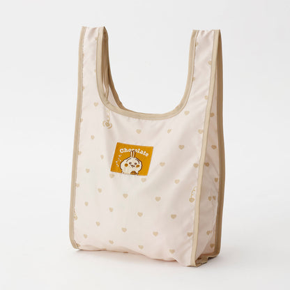 Chiikawa Eco Bag Heart Chocolate Usagi Yellow