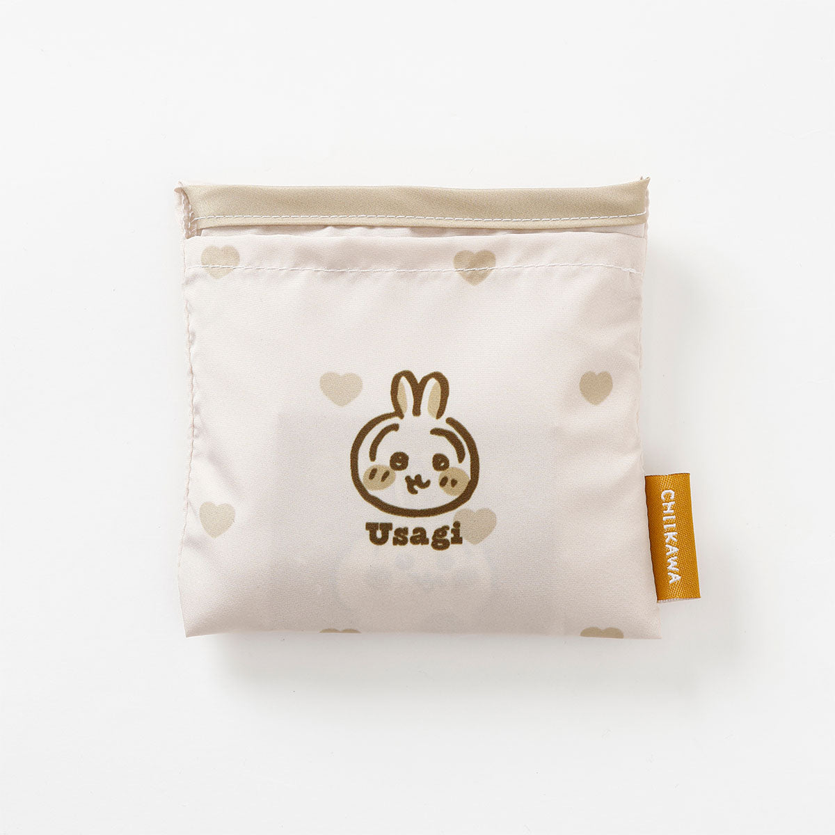 Chiikawa Eco Bag Heart Chocolate Usagi Yellow