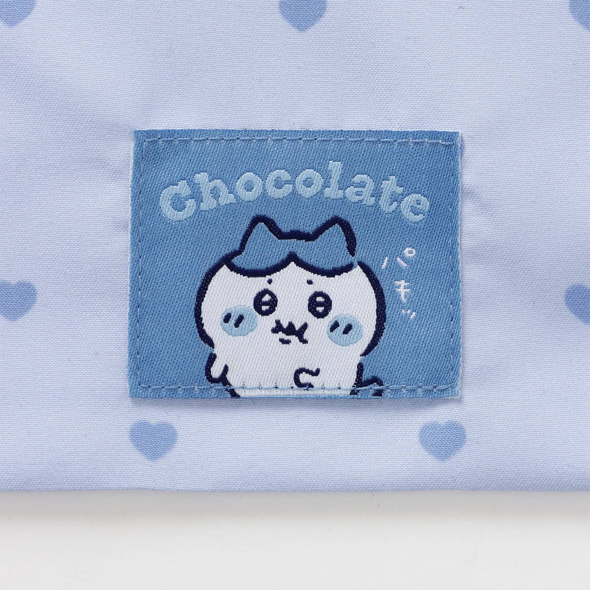 Chiikawa Drawstring Pouch Heart Chocolate Hachiware Blue