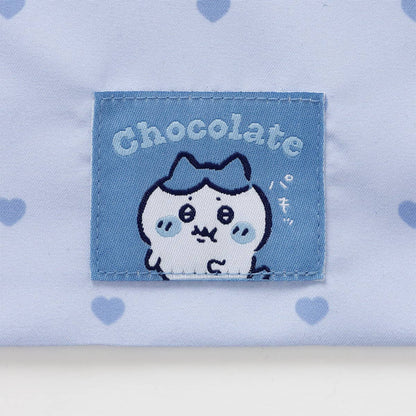Chiikawa Drawstring Pouch Heart Chocolate Hachiware Blue
