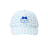 ちいかわ チェックシリーズ CAP ハチワレ ブルー
