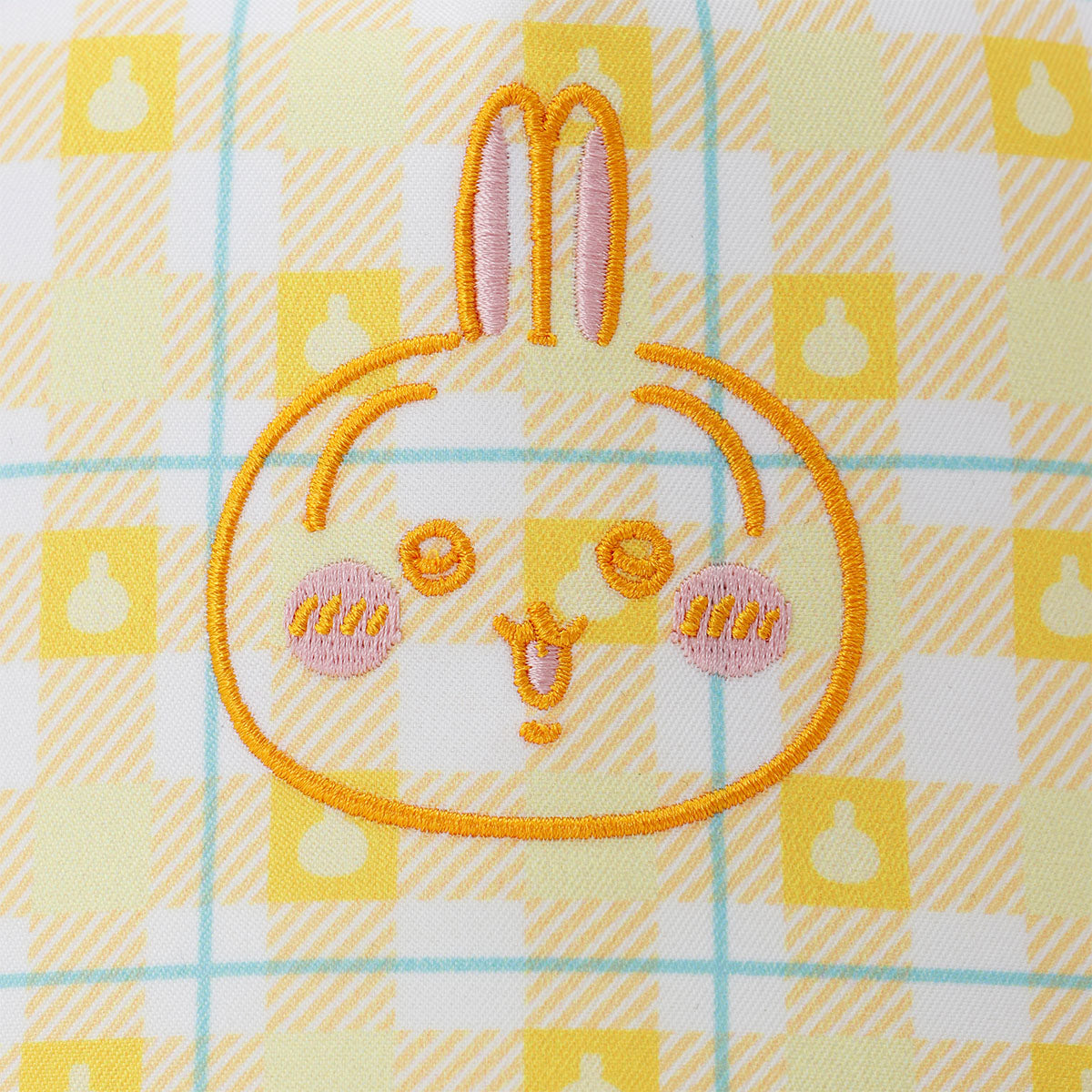 ちいかわ チェックシリーズ CAP うさぎ イエロー