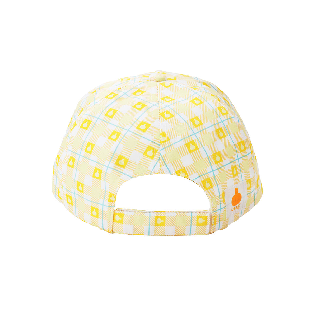 ちいかわ チェックシリーズ CAP うさぎ イエロー
