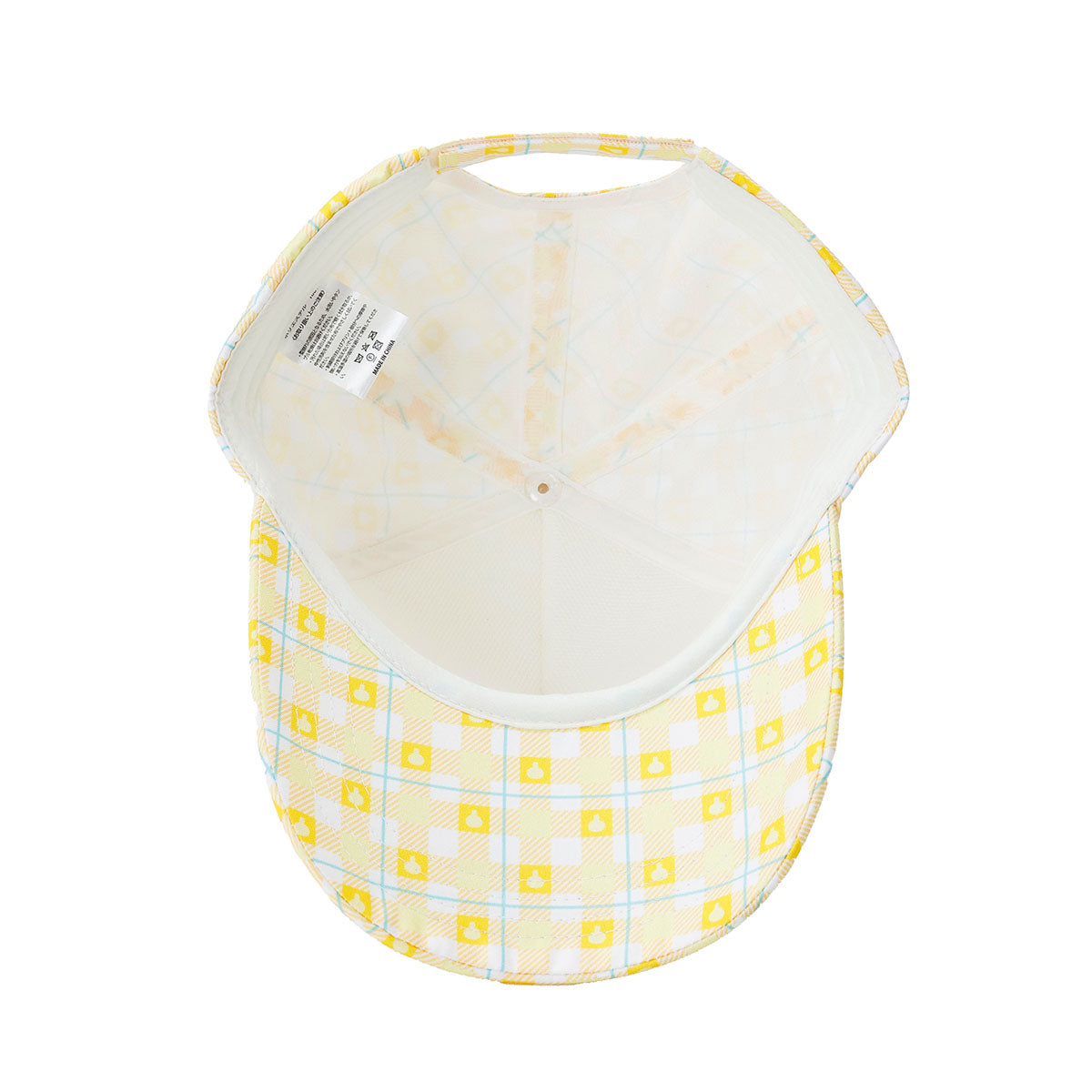 ちいかわ チェックシリーズ CAP うさぎ イエロー