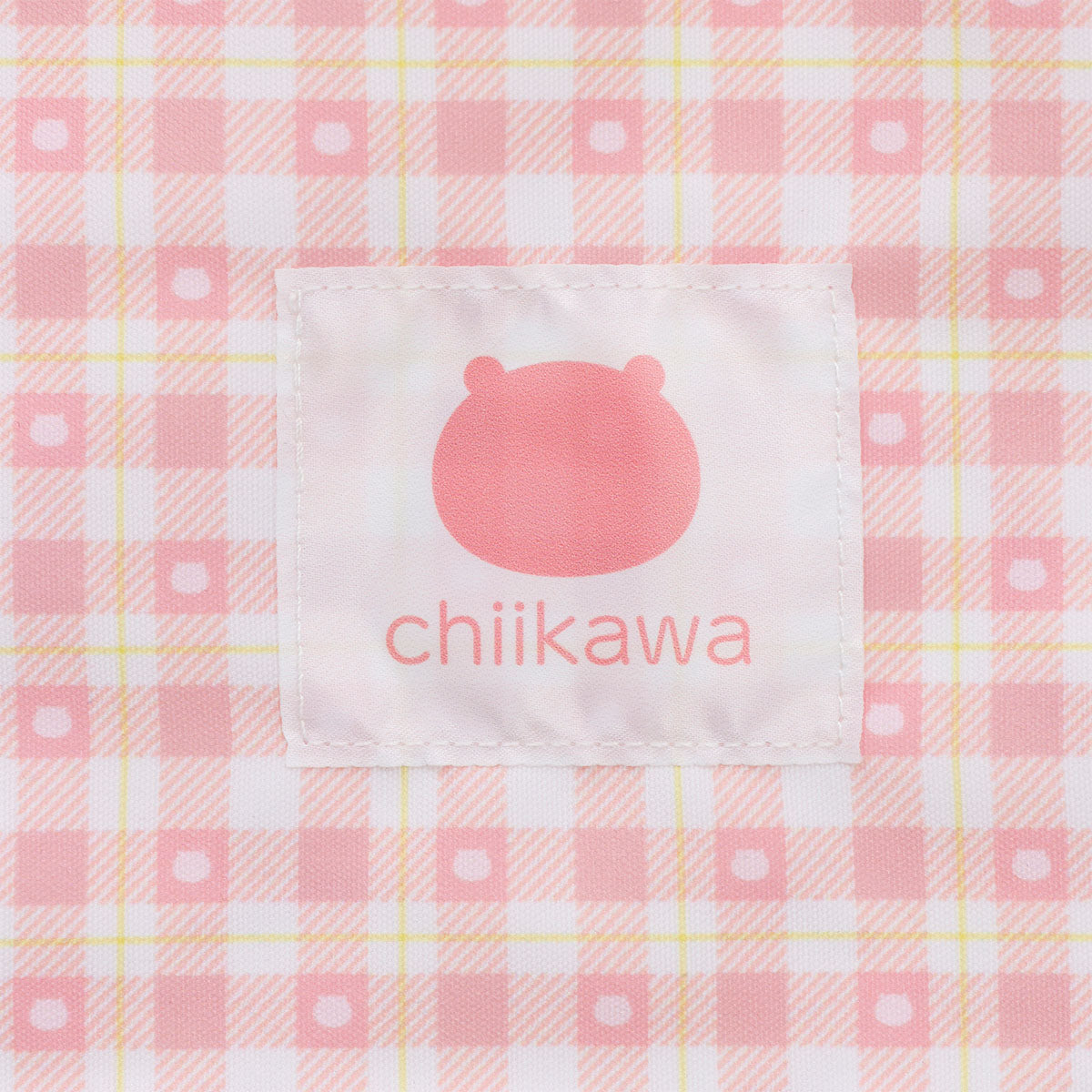 ちいかわ チェックシリーズ トートバッグ（チャーム付き）ちいかわ ピンク