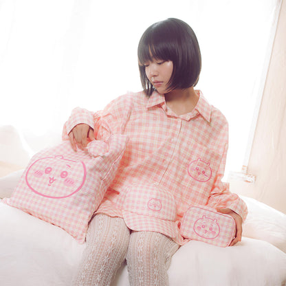 Chiikawa Check Series Pouch Chiikawa Pink