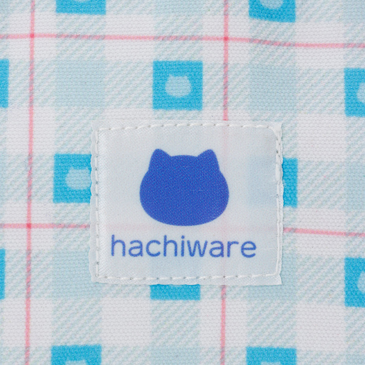 Chiikawa Check Series Pouch Hachiware Blue