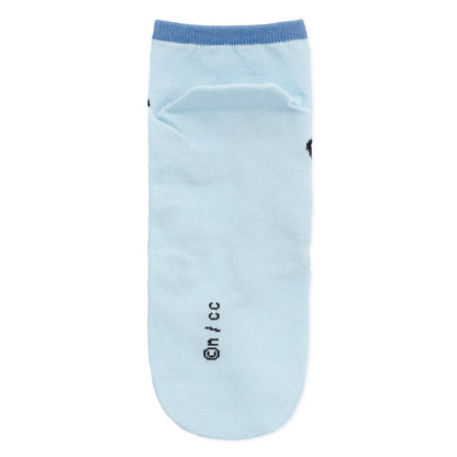Chiikawa Crew Socks Hachiware Close-Up Light Blue