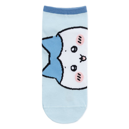 Chiikawa Crew Socks Hachiware Close-Up Light Blue