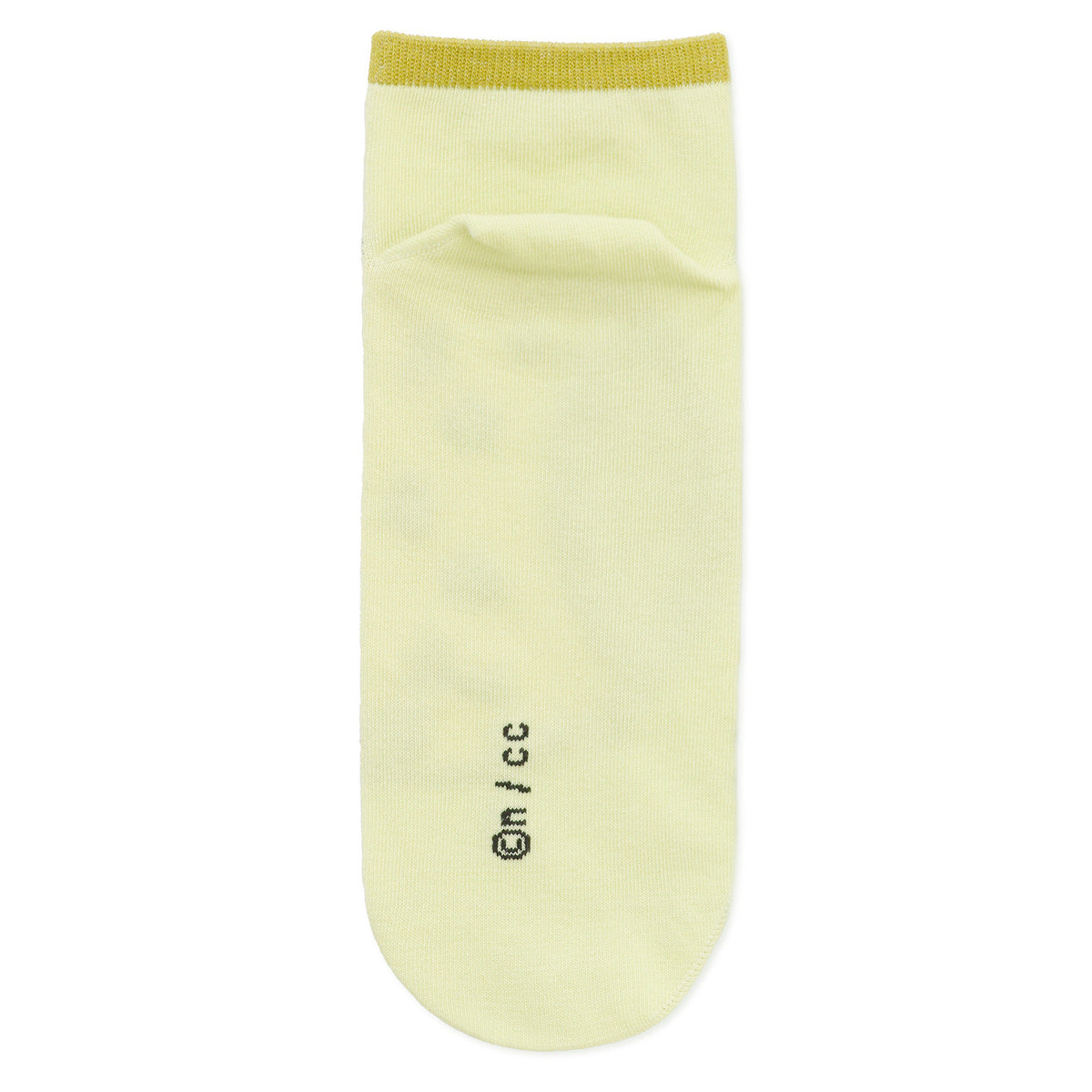 ちいかわ クルーソックス くりまんじゅうアップ ライトグリーン