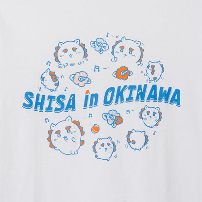 ちいかわ シーサーのおみやげやさん Tシャツ いっぱい ホワイト