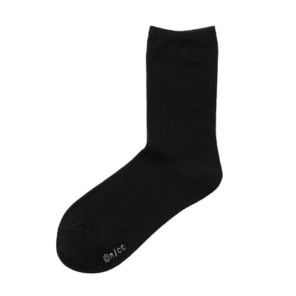 吉伊卡哇 刺繡中筒襪 吉伊卡哇 黑色