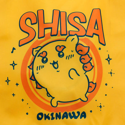 ちいかわ シーサーのおみやげやさん エコバッグ 全速力 イエロー