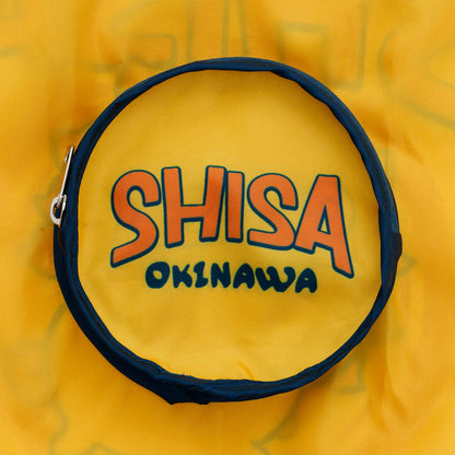 ちいかわ シーサーのおみやげやさん エコバッグ 全速力 イエロー