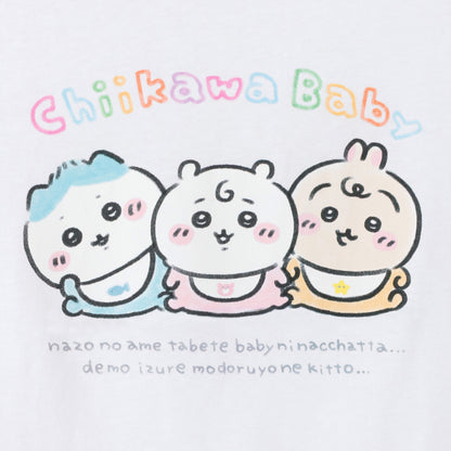 ちいかわ Chiikawa Baby Tシャツ トリオ ホワイト