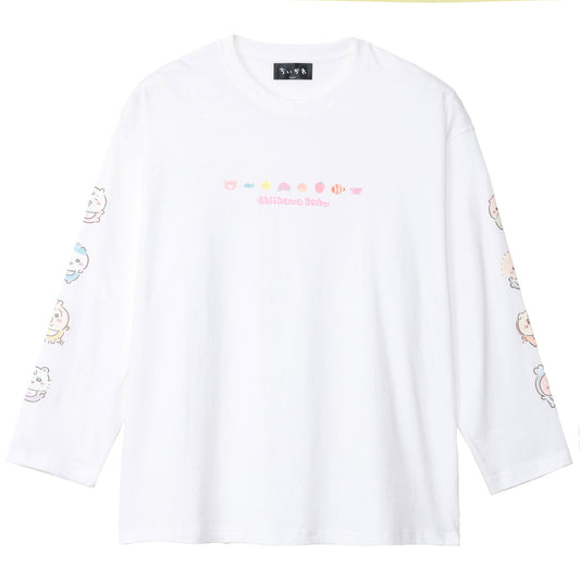 ちいかわ Chiikawa Baby 長袖Ｔシャツ ベビーになっちゃった ホワイト