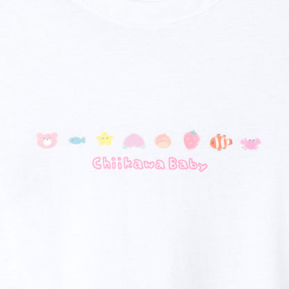 吉伊卡哇 baby系列 長袖T恤 “變成小寶寶了” 白色