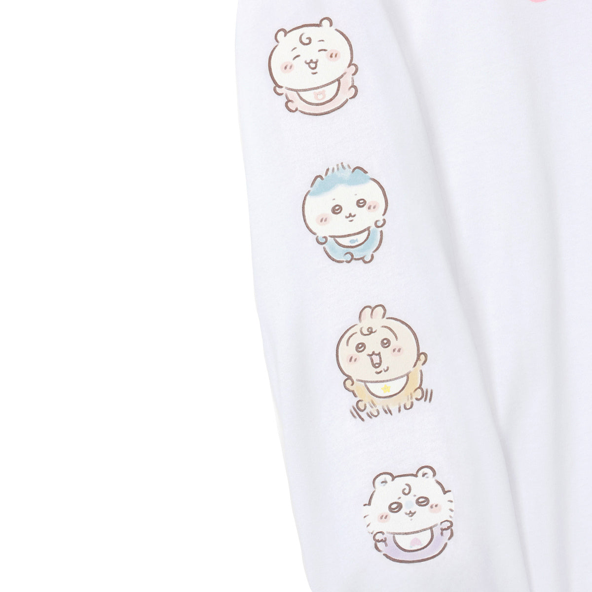 吉伊卡哇 baby系列 長袖T恤 “變成小寶寶了” 白色