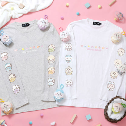 ちいかわ Chiikawa Baby 長袖Ｔシャツ おしり オートミール