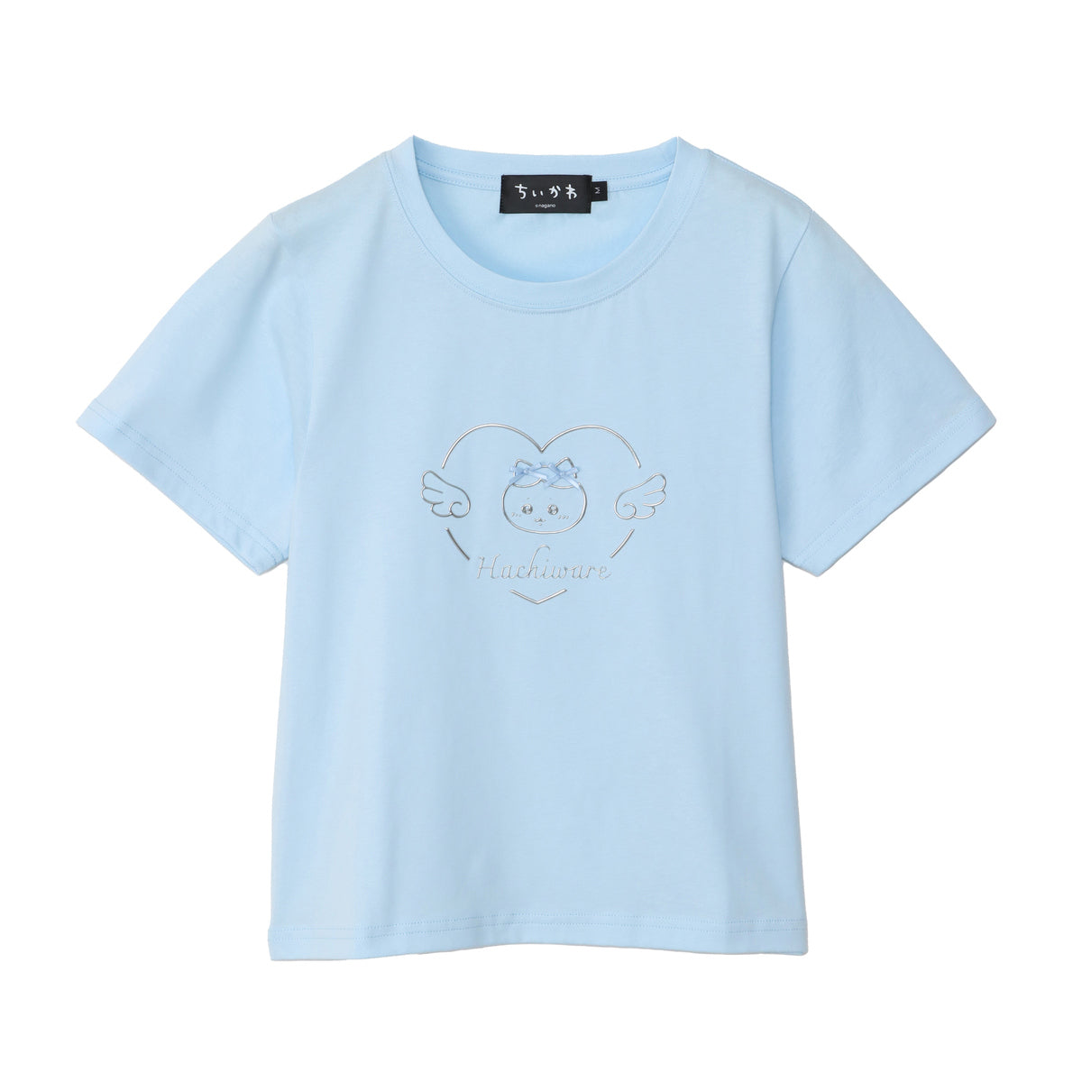 ちいかわ Go!HARAJUKU Tシャツ リボンリボン ハチワレ ブルー