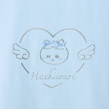 ちいかわ Go!HARAJUKU Tシャツ リボンリボン ハチワレ ブルー