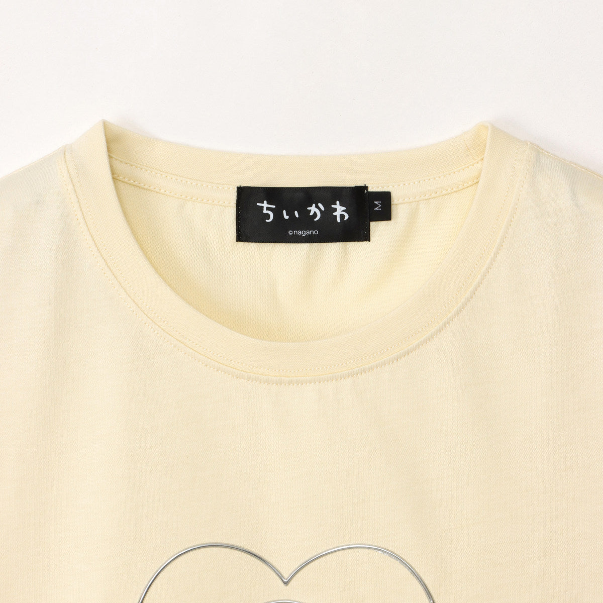 Chiikawa Go!HARAJUKU T-Shirt Ribbon Ribbon Usagi Yellow