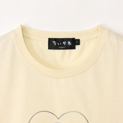 Chiikawa Go!HARAJUKU T-Shirt Ribbon Ribbon Usagi Yellow