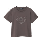 Chiikawa Go!HARAJUKU T-Shirt Ribbon Ribbon Momonga Brown