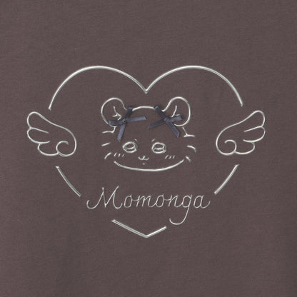 吉伊卡哇 Go!HARAJUKU T恤 蝴蝶结 飞鼠 棕色