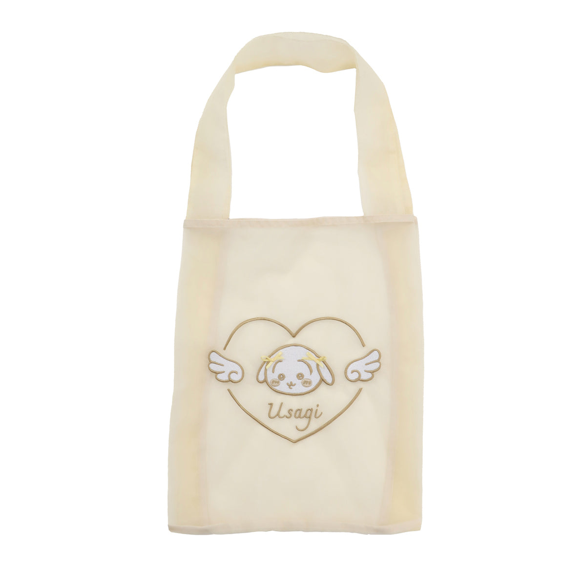 吉伊卡哇 Go!HARAJUKU 歐根紗包 蝴蝶結 黃色 (兔兔)