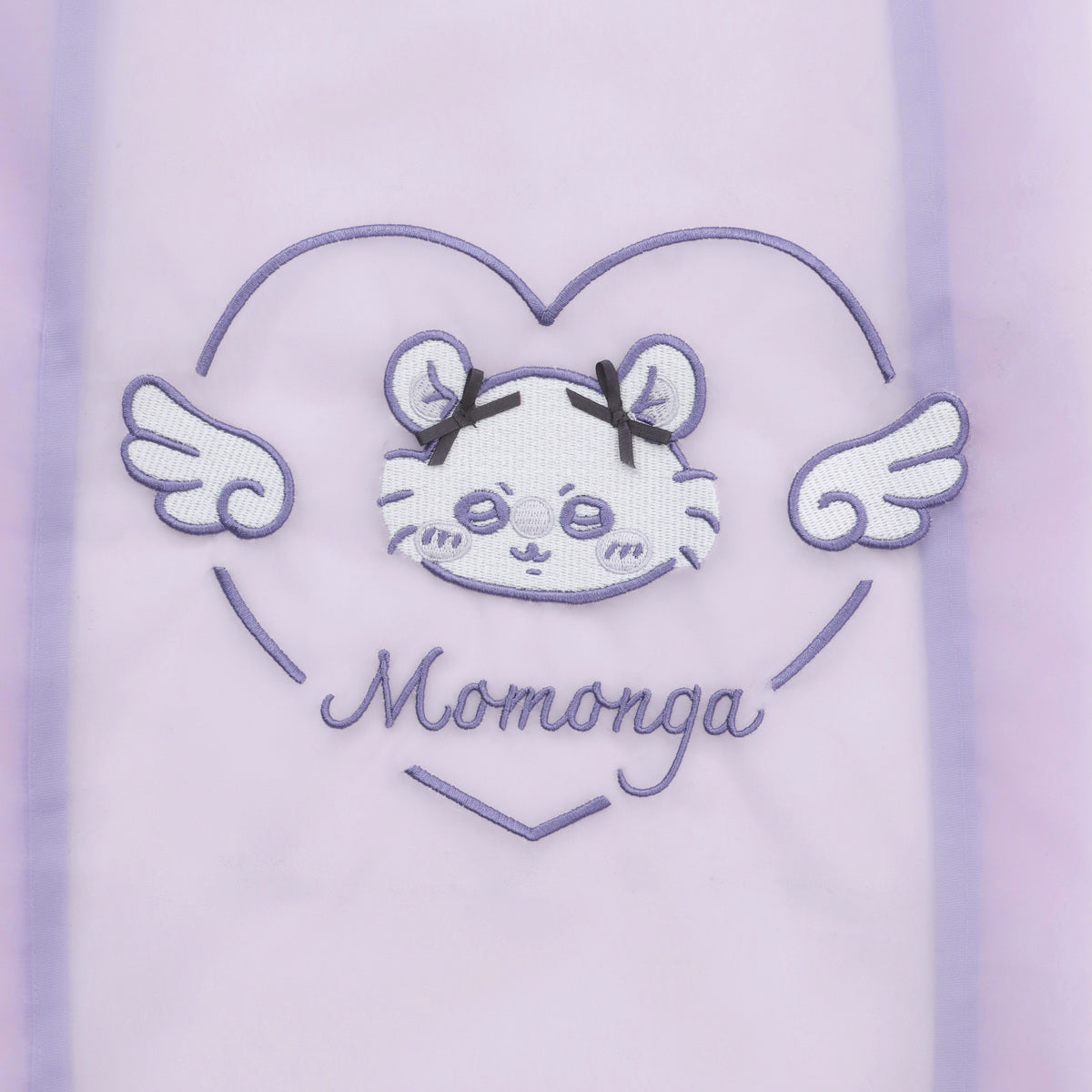 Chiikawa Go!HARAJUKU Organza Bag Ribbon Ribbon Purple (Momonga)
