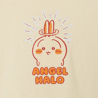 吉伊卡哇 长袖T恤 甜甜圈 黄米色