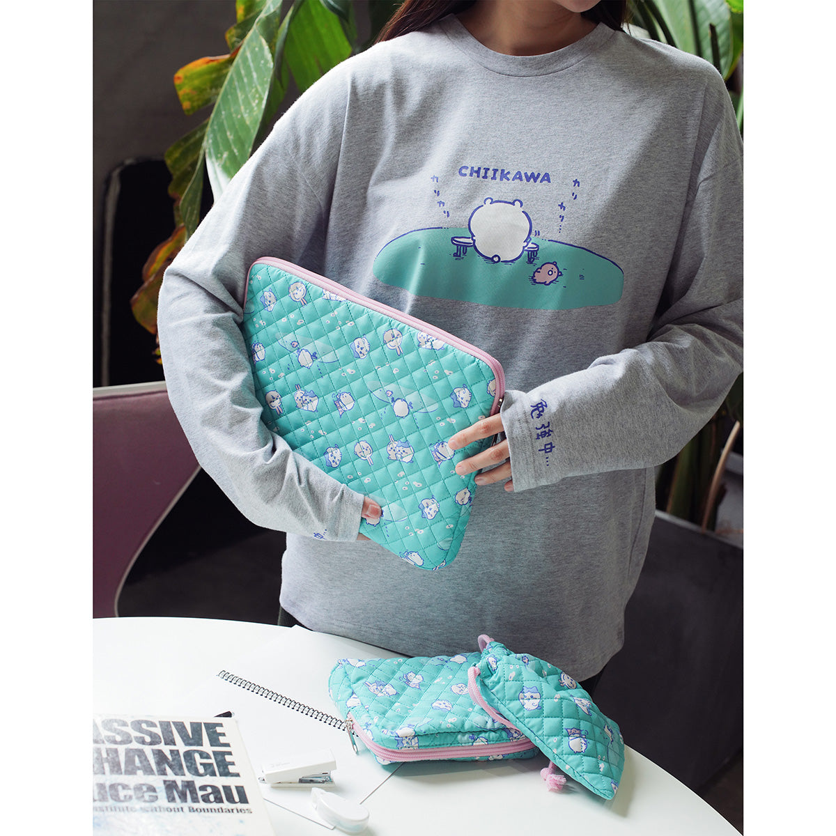 치이카와 파우치 시험공부 그린