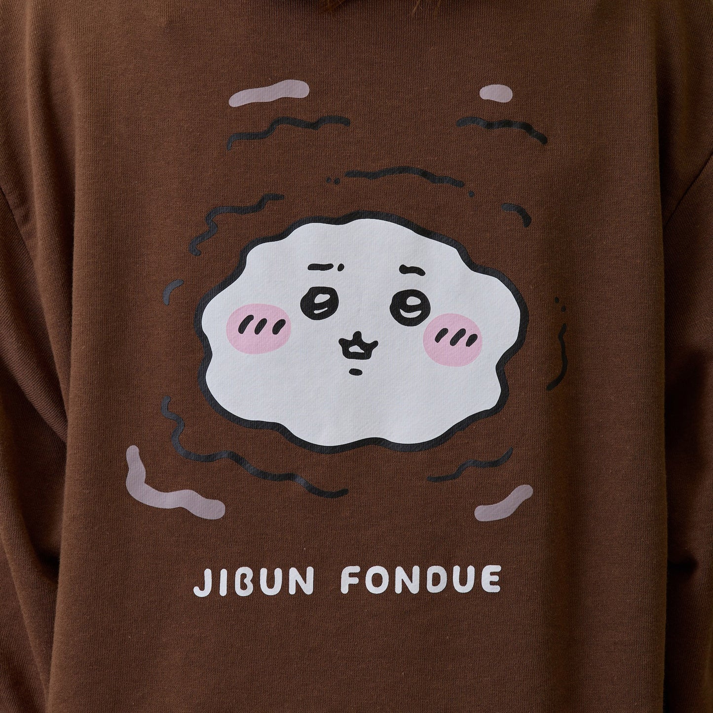 Chiikawa Sweatshirt "Self Fondue" Brown