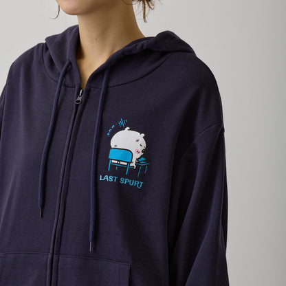 吉伊卡哇 拉鍊衛衣 考試 海軍藍