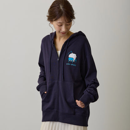 吉伊卡哇 拉鍊衛衣 考試 海軍藍