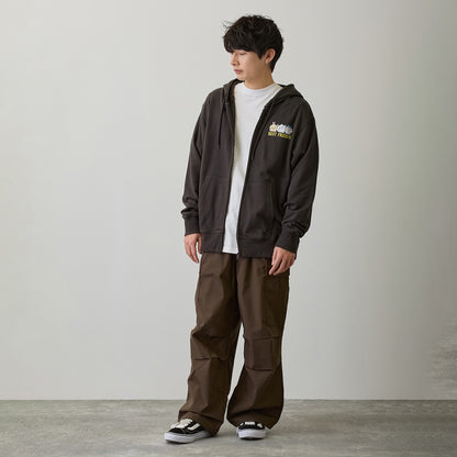 Chiikawa Zip-up Hoodie "Friendly Trio" Sumi