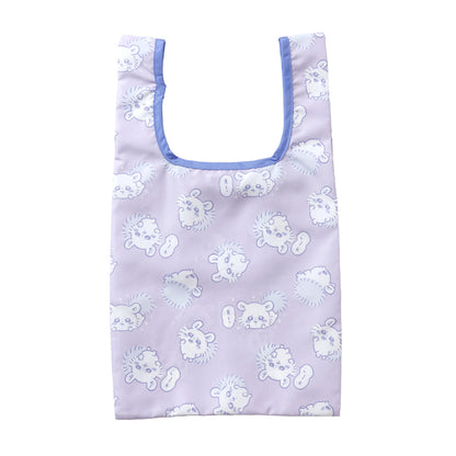 吉伊卡哇 環保袋 小桃鼠滿版圖案 紫色