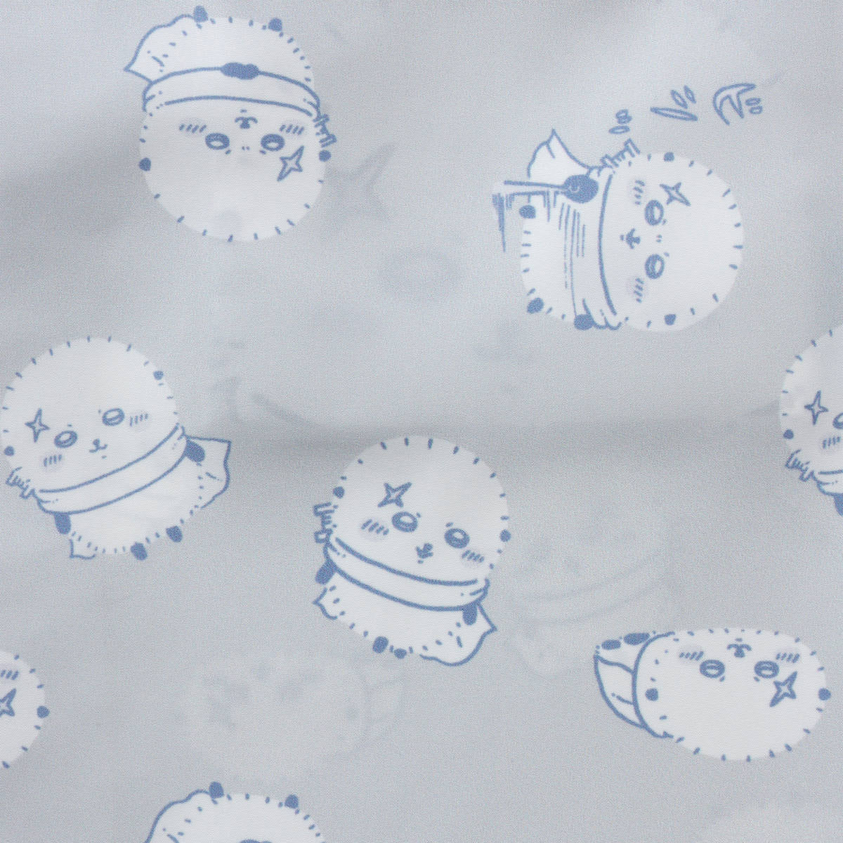 Chiikawa Eco Bag Rakko All-over Pattern Gray