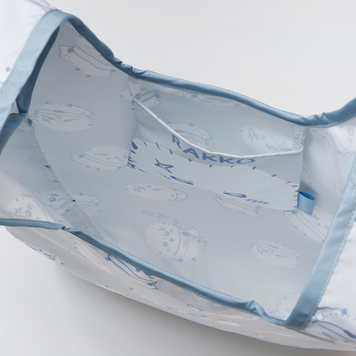 Chiikawa Eco Bag Rakko All-over Pattern Gray