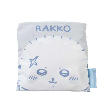 Chiikawa Eco Bag Rakko All-over Pattern Gray