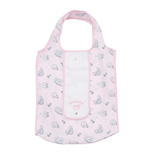 ちいかわ Chiikawa Baby エコバッグ 積み木崩されちゃった ピンク