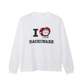 吉伊卡哇 長袖T恤 I LOVE HACHIWARE 白色