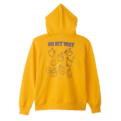 吉伊卡哇 拉鍊連帽衫 GO MY WAY 黃色