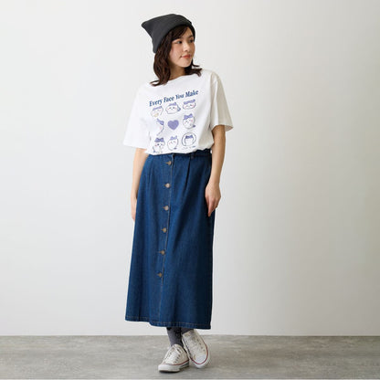 ちいかわ Tシャツ ハチワレシリーズ ホワイト
