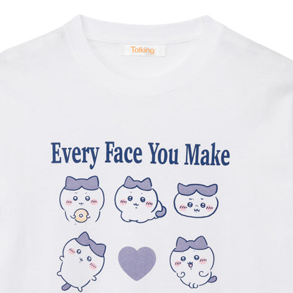 ちいかわ Tシャツ ハチワレシリーズ ホワイト