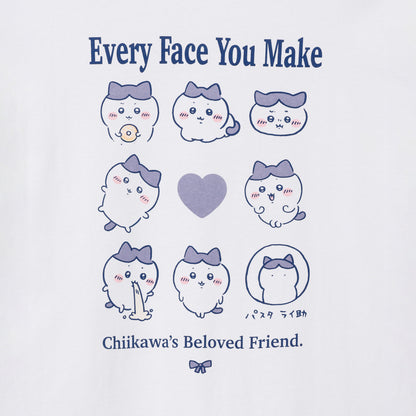 ちいかわ Tシャツ ハチワレシリーズ ホワイト