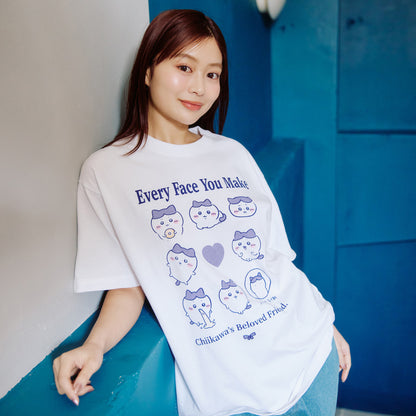 ちいかわ Tシャツ ハチワレシリーズ ホワイト